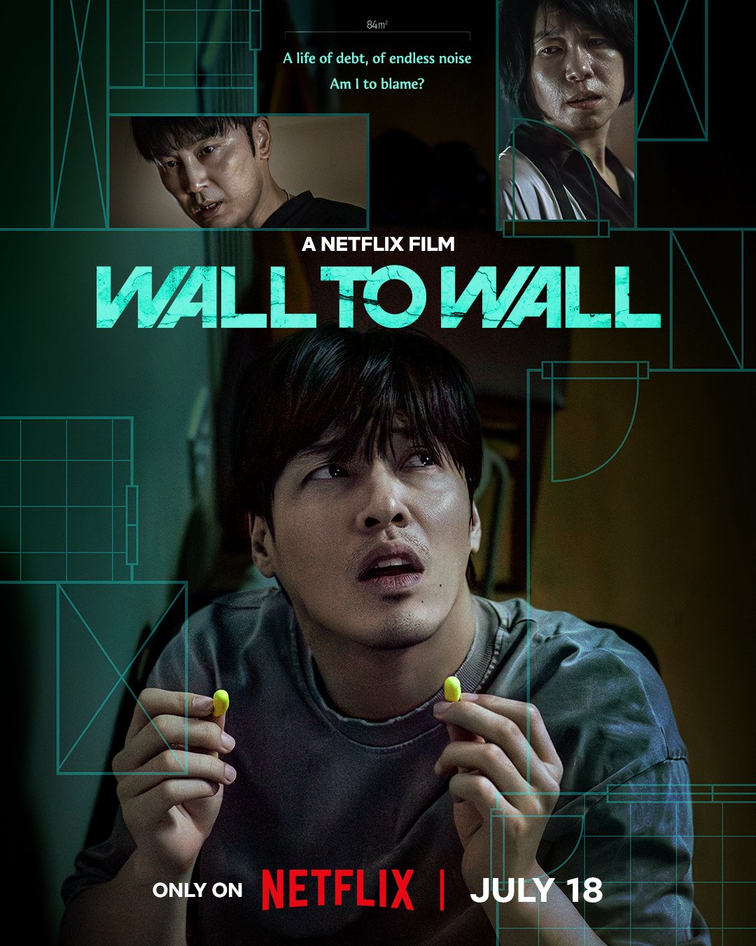 Wall to Wall (2025) 1080p WEB-DL [Dual Audio] [Hindi+English] H264